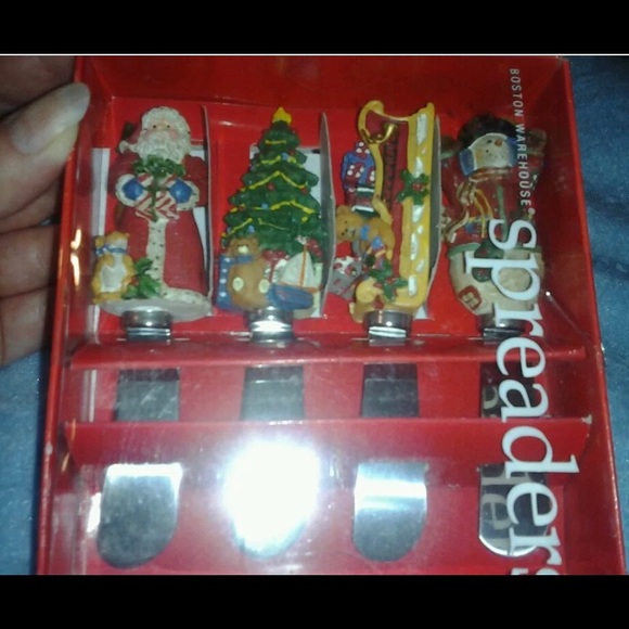 Set of 4 Christmas 🎄 Party Snack Spreaders - Picture 6 of 6